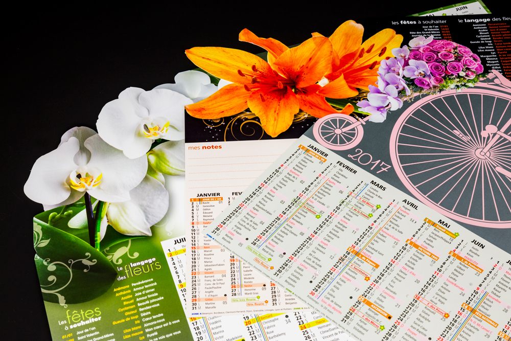 impression graphival calendriers