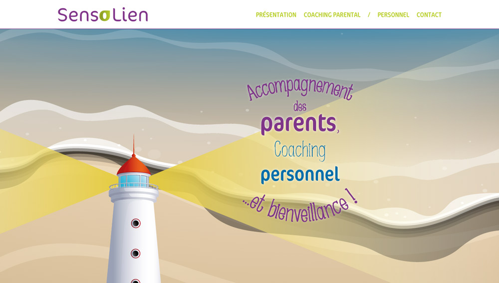 site internet sensolien Graphival